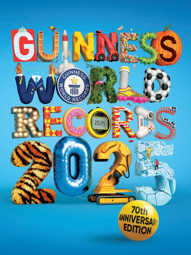 کتاب گینس Guinness World Records 2025 (زبان انگلیسی)